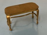 (image for) Antique Tootsie Toy Gold Metal Table