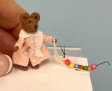 (image for) Dressed Mouse with Bead Caterpillar