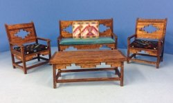 (image for) Southwestern 4 Piece Furniture Set