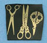(image for) Brass Non-Wrkg Scissor Assortment 1 Set