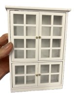 (image for) Modern Large White Display Cabinet