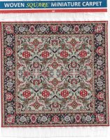 (image for) Woven Square Carpet 6" X 7" Including Fringe