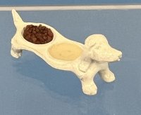 (image for) Dog Dish in white by Brooke Tucker