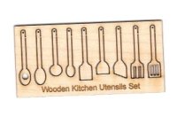 (image for) Wooden Kitchen Utensils