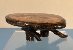 Resin Natural Wood Table with root legs