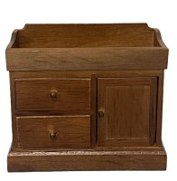 (image for) Wood Dry Sink with 2 Opening Drawers