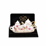 (image for) Pink Floral Tea Set
