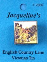 (image for) English Country Lane Victorian Tin