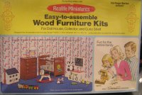 (image for) Vintage Realife Miniatures Heritage Series Nursery Wood Furn