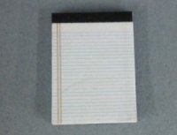 (image for) White Lined Writing Pad