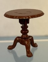 (image for) Brown Claw Foot Bistro Style Table