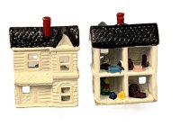 (image for) Metal Dollhouse with Furniture Inside by Warwick of England