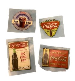 (image for) Coca Cola stick on 3 D signs 3