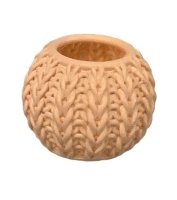 (image for) Basket or Woven Bowl in a Coral Pink