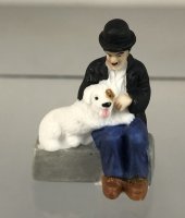 Charlie Chaplin and his Dog