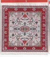 (image for) Woven Square Carpet 4" x 4"