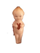 (image for) 7/8" Kewpie hold a heart