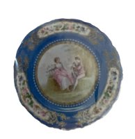 (image for) Sèvres Blue Couple Plate