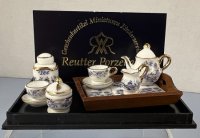 (image for) Tea for Two with Tiled Tray Blue Onion