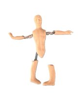(image for) Half Scale Man Kit for sitting man in porcelain