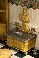 (image for) 1/48" Scale Sunflower Sue Antique Stove