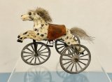 Horse on three wheels for nursery (image for) Horse on three wheels for nursery