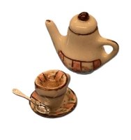 (image for) Little Teapot with Cup, Saucer and Spoon