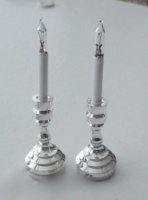 (image for) Scale Silver Candles Lamp