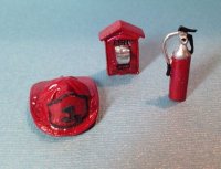 (image for) Firehat Alarm Box and Extinguisher