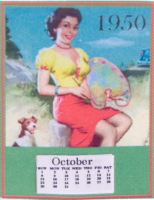 (image for) 1950 Girl Calendar