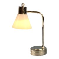 (image for) Silver Desk Lamp - Battery Light