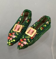 (image for) Green Brocade Shoes