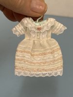 (image for) Batiste Dress with Lace and Embroidery