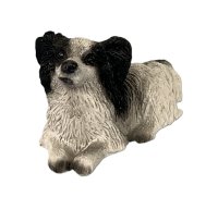 (image for) Papillon, Black and White Lying