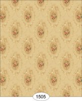 (image for) Camilla Floral - Red on Beige - 1505