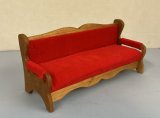 Shackman Red Sofa
