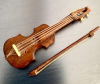 (image for) Wood Violin and Bow