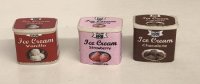 (image for) Strawberry, Chocolate, and Vanilla Ice Creams Set of 3