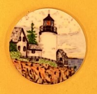 (image for) Lighthouse 1" plaque one