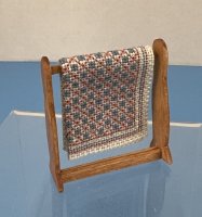 (image for) 1/24th Quilt Rack with Needlework Quilt