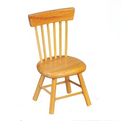 (image for) Oak Finish Kitchen Chair