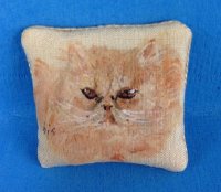 (image for) Handpainted Cat Pillow No. 7