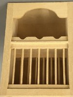 (image for) Wine and Dish Upper Cabinet-Unfinished