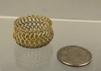 Gold Wire Looking Basket