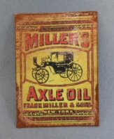 (image for) Tin Sign Miller's Axle Oil