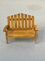 (image for) 1/24th Wooden Adirondack Bench