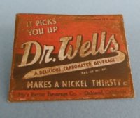 (image for) Tin Sign Dr Wells