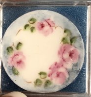 (image for) China Painted Plate with Roses