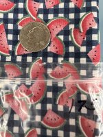 (image for) Watermelon Check Fabric