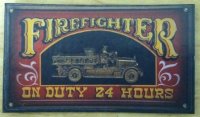 Fire Fighter Sign